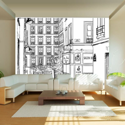 Fotomurale Passeggiata per le vie di P cm 250x193 Artgeist en oferta