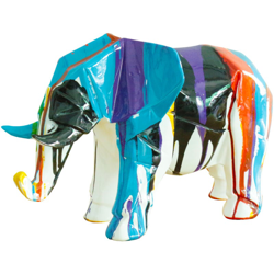 Kuatèh - Kuateh Figura Elefante Kuatéh Amunet 33 cm x 15 cm x 21 cm Multicolor - 50221011416639 en oferta