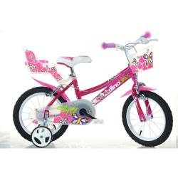 Bicicletta Bambina Rosa 16 Pollici 4 5 6 7 Anni con Rotelle Sellino Freni Bici - BRICOSHOP24 precio