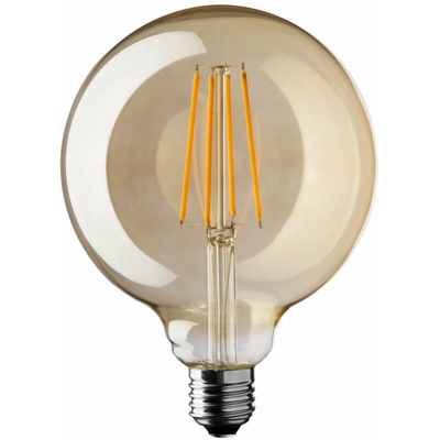 Lampada globo vintage antique led e27 sfera antichizzata 125 mm diametro (4 watt) - WIVA