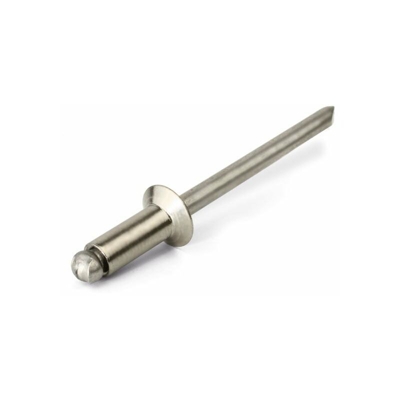 SACTO 129 RIVETTO RIVETTI A STRAPPO TUTTO ACCIAIO INOX A2-4,8 mm-10 mm-500 PZ 4,8 mm 10 mm 500 PZ