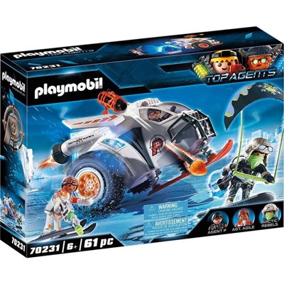 Playmobil Top Agents Slitta Corazzata Spy Team - -