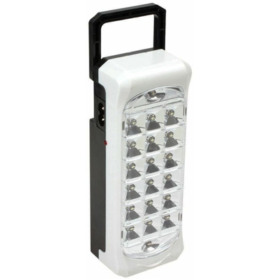 Luce Di Emergenza Torcia Portatile Lampada Ricaricabile Bianca 21 Led Con Cavo - TEMPO DI SALDI