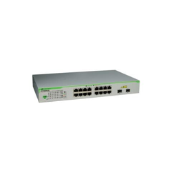 Ethernet Switch Allied Telesis AT-GS950/16PS 16 Porte Gestibile - 16 x POE+ - 2 x Slot espansione - 10/100/1000Base-T - Desktop, Parato montabile, Rack-Montabile características