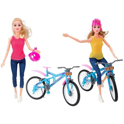 Globo Olly Fashion Doll Snodata Con Bicicletta - -