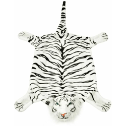 Tappeto di Peluche a Forma di Tigre 144 cm Bianco - ASUPERMALL en oferta