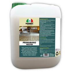 Marbec - PRIMAMANO NEUTRA 5LT | Livellante anti-spolvero per materiali lapidei assorbenti en oferta