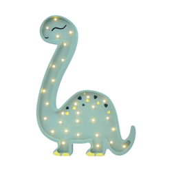 Selsey LULUMI - Lampada Bambini a Forma di Dinosauro / Luci LED / Lampada Notturna per Bambini / Luci Notturne per Cameretta Bambini (Verde Pallido) en oferta