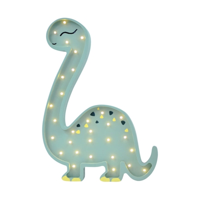 Selsey LULUMI - Lampada Bambini a Forma di Dinosauro / Luci LED / Lampada Notturna per Bambini / Luci Notturne per Cameretta Bambini (Verde Pallido)