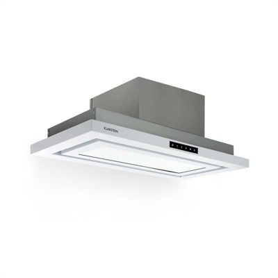 klarstein Lumiera cappa aspirante LED 70 cm EEK A 750 m3/h 3 livelli bianco