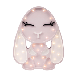 Selsey LULUMI - Lampada Bambini a Forma di Coniglietto / Luci LED / Lampada Notturna per Bambini / Luci Notturne per Cameretta Bambini (Rosa Pallido) precio