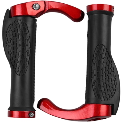 Manubrio della bicicletta impugnature ergonomiche Anti-Skid Ciclismo MTB Bike Grips bicicletta Bar Ends - ASUPERMALL