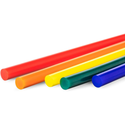 Confezione di stick di colla a caldo colorati, 50 pezzi (Ø 7 mm) - Trotec en oferta