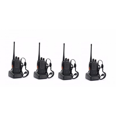 Napleselettronica - 4 Trasmettitori Uhf 400-470 Mhz Ricetrasmettitore Walkie Talkie