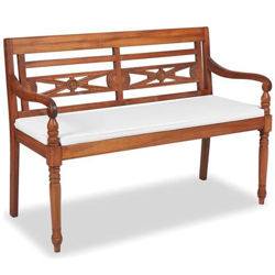 Panchina Batavia con Cuscini 120 cm in Teak precio