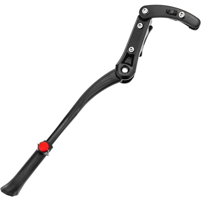 PrimeMatik - Cavalletto per bicicletta Portabiciclette laterale regolabile da 28 a 33 cm