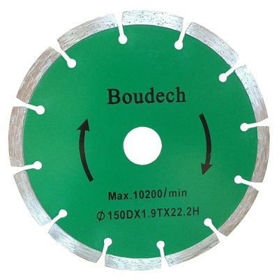 Coppia 2X Dischi Diamantati 150Mm Per Scanalatrice Scanalatore Disco Di Taglio Tracciatrice Muro Cartongesso - Boudech