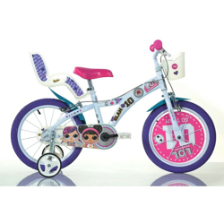 Bicicletta Bambina LOL Surprice 16 Pollici 4 5 6 7 Anni Rotelle Freni Bici Bimba - BRICOSHOP24 precio