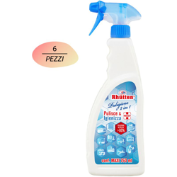 6 PZ Spray Disinfettante Superfici e Ambienti Composizione Alcolica > 80% - PIUSHOPPING en oferta