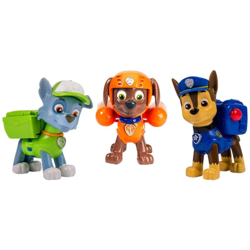 Paw Patrol Gioco Set di Personaggi Rocky/Zuma/Chase características