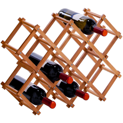 Zeller - Cantinetta Portabottiglie in Bamboo 10 Posti en oferta