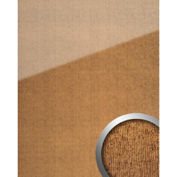 Pannello murale aspetto vetro WallFace 20214 CURVED Gold AR+ rivestimento murale liscio In similpelle molto lucido autoadesivo resistente precio