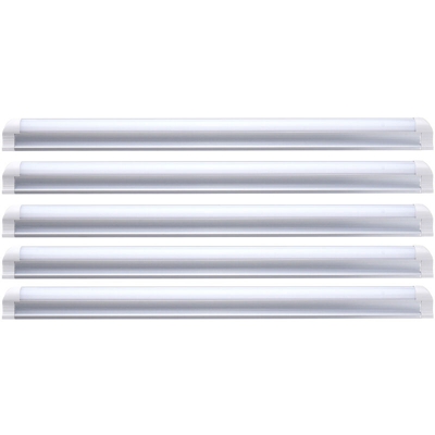 Augienb - 5 pezzi T8 12W LED Tube Light Fixtur 1.6FT Plafoniera da negozio