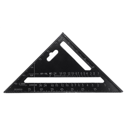 Goniometro in lega di alluminio Mitre Triangle Ruler 12 pollici - AUGIENB