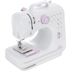 Mini macchina da cucire elettrica a 12 punti overlock a pedale portatile a 2 velocità - AUGIENB en oferta