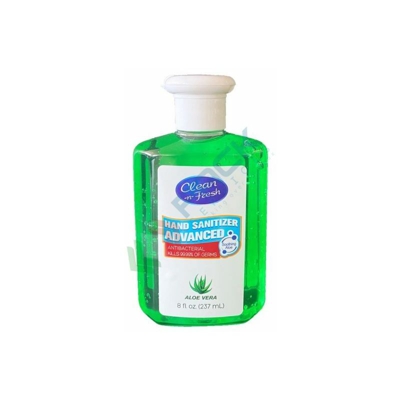 Pack Services - Gel mani disinfettante battericida con aloe vera, 62% di alcol, formato da 237 ml, da utilizzare senz'acqua (237 ml)