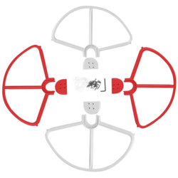 vhbw Protezione rotore bianco rosso per drone multicottero quadricottero DJI Phantom 2, 2 Vision, 2 Vision + plus, 3 Advanced, 3 Professional, FC40 precio