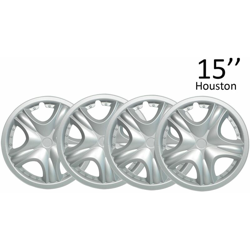 Copricerchio universale 15' platto copri ruota 4pz auto coppa ruote houston - BS precio