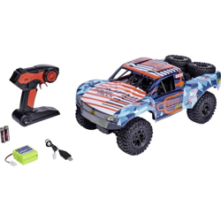 Amphi Pow.Truck Arancione Brushed 1:10 Automodello Elettrica Short Course 4WD RtR 2,4 GHz - Carson Modellsport en oferta