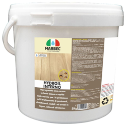 Marbec - HYDROIL INTERNO 5KG | Impregnante oleoso in base acqua per legno interno precio