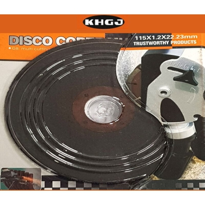 Disco da taglio abrasivo multifunzione 115 x 12 x 2223 mm khgj 83001 bricolage