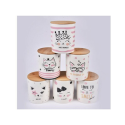 Barattolo Kitty con tappo bamboo - MERCURY precio