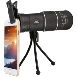 16 * 52 doppio telescopio regolabile con una semplice macchina fotografica fermaglio per cavalletto + - ASUPERMALL en oferta