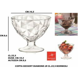 Bormioli Rocco - COPPA DESSERT DIAMOND JR CL.22 BORMIOLI - BIGHOUSE IT precio