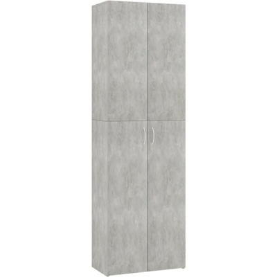 Vidaxl - Armadio per Ufficio Grigio Calcestruzzo 60x32x190 cm Truciolato