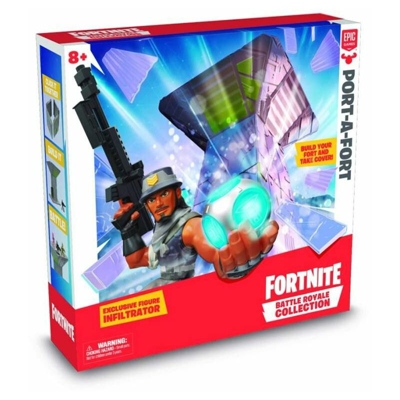 Fortnite Port A Fort Playset + 1 Pers. - GIOCHI PREZIOSI