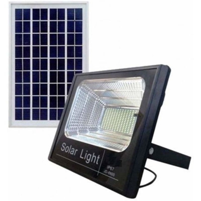 Faro Led Smd 40 W Watt Pannello Solare Energia Crepuscolare Telecomando - NAPLESELETTRONICA