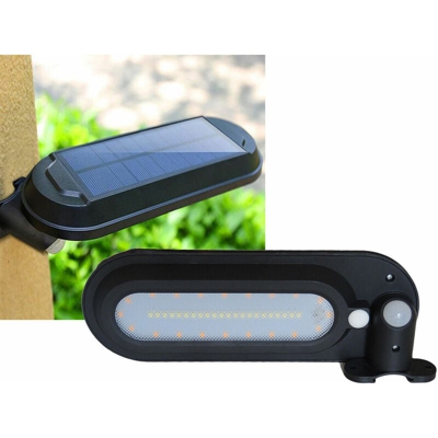 4 Lampada Led Solare Da Esterno Giardino Faretto Fotovoltaico Sensore A 42 Led - TOPOLENASHOP