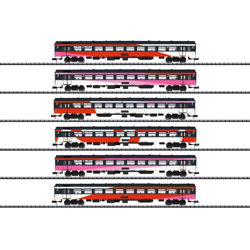 N kit 6 pz. vagone treno veloce ICRm di NS MiniTrix T15389 características