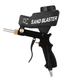 Asupermall - Portable gravitazione sabbiatura macchina pneumatica sabbiatrice Set Rustproof Sandblaster Piccolo Sabbiatrice en oferta