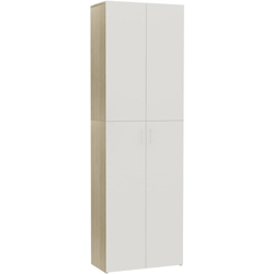 Vidaxl - Armadio per Ufficio Bianco Rovere Sonoma 60x32x190cm Truciolato precio