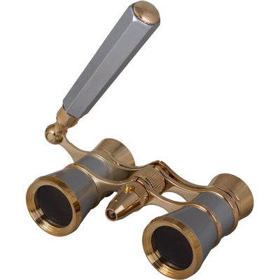 Binocolo per l'opera Broadway 325N (binocolo argentato con luce LED) - Levenhuk