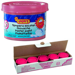 Set 5pz Barattolini Tempera Pittura Disegno per Bambini Magenta Barattolo 35ml - JOVI en oferta