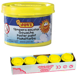 Jovi - Set 5pz Barattolini Tempera Pittura Disegno per Bambini Giallo Barattolo 35ml precio