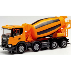 Herpa 312424 H0 Scania CG 17 camion betoniera 4 assi, arancione locale precio