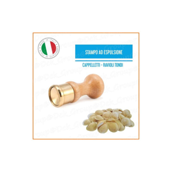 Calder Stampo Cappelletti Ravioli Tondo Ottone con Espulsione Automatico Diam. 3,4 cm h 9 en oferta